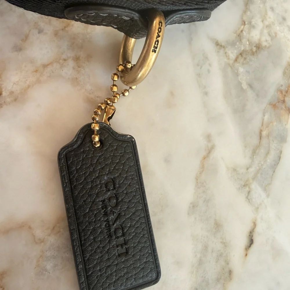 Coach Black Pebble Leather Belt Bag - Picture 3 of 7